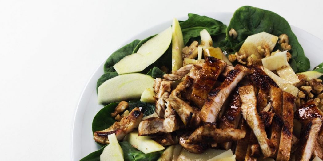 Turkey Brest Salad with Balsamic Vinegar of Modena Use Balsamic Vinegar