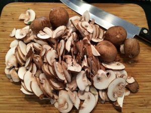 Mushrooms with original Traditional Balsamic Vinegar