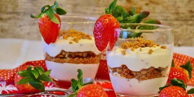 Strawberry Martini Shortcake with Balsamic Vinegar