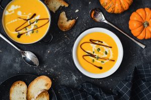 molecular pumpkin soup