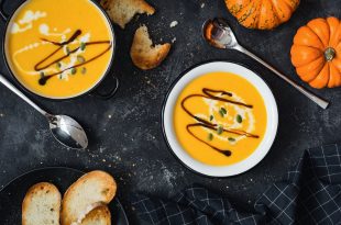 molecular pumpkin soup