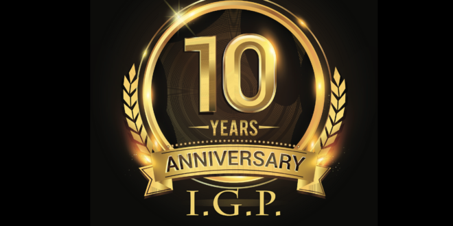 10th anniversary of its registration