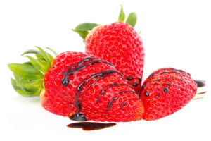 Strawberries with Traditional Balsamic Vinegar
