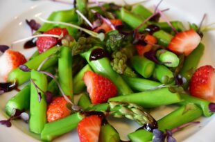 Strawberry Asparagus Salad and Balsamic
