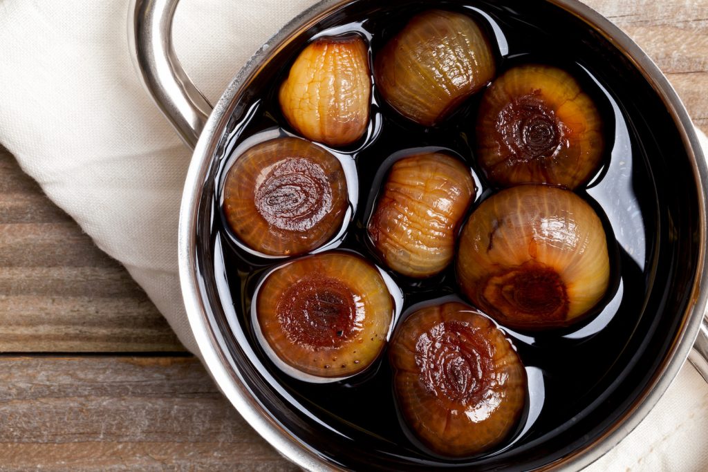 Spring onions with Balsamic Vinegar Use Balsamic Vinegar