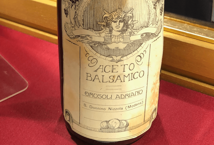 The grandfather of Balsamic Vinegar Use Balsamic Vinegar